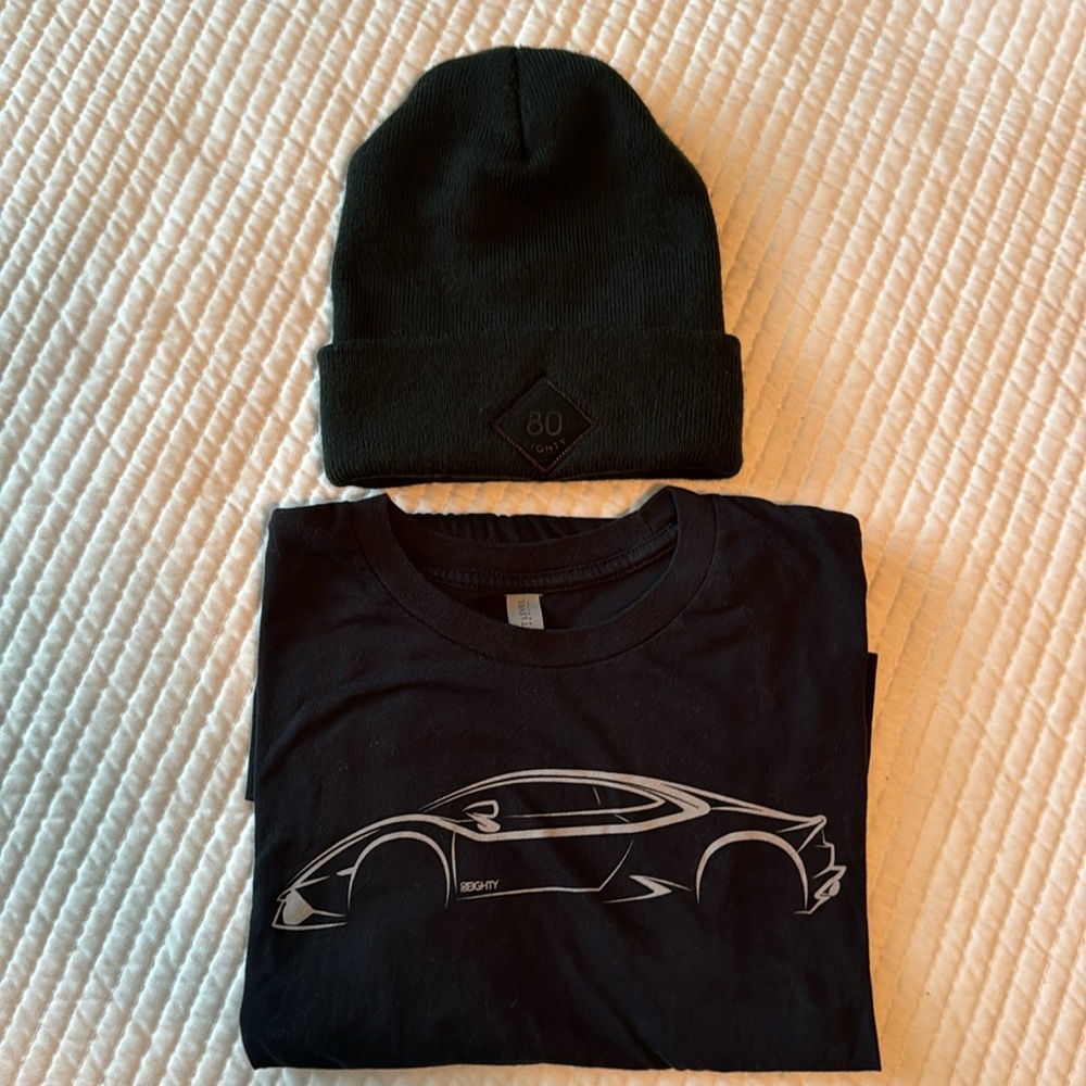 80Eighty tee and hat bundle